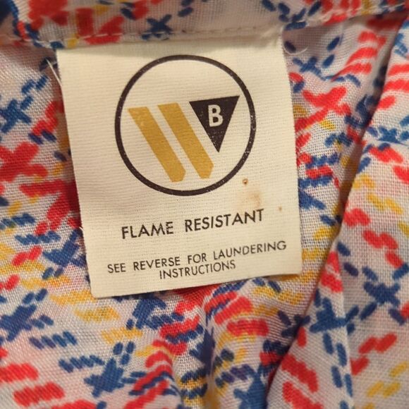 ‎Vintage 60s checkered pajama set - Picture 4 of 7